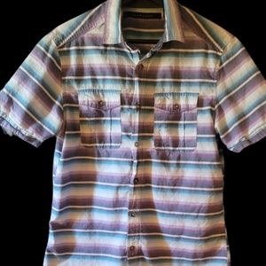 Sean John Button-up Short Sleeve Casual Shirt, Small